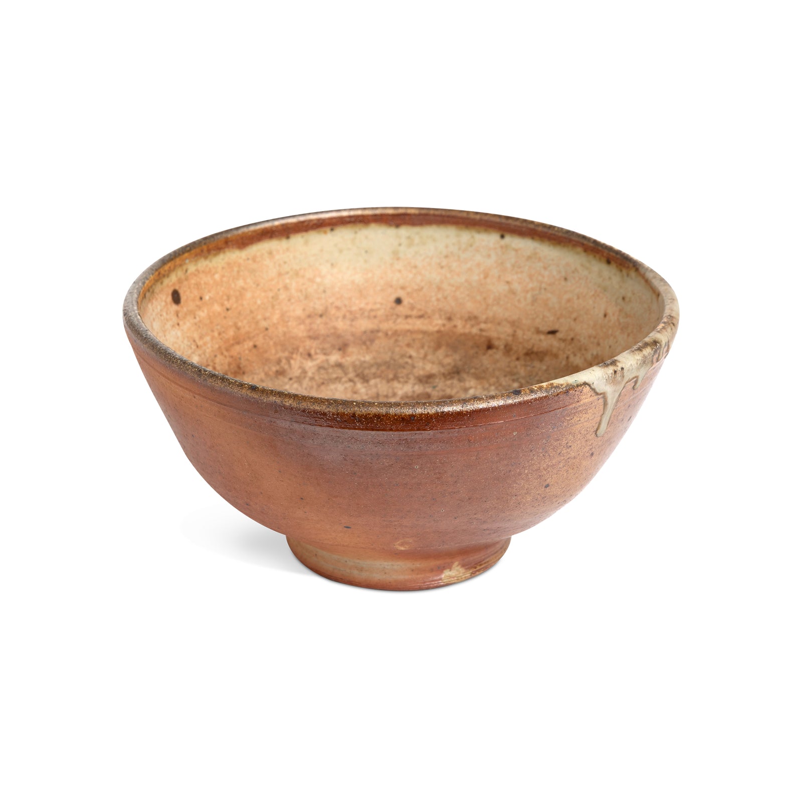 Japanese Oribe Ware Earthenware High Bowl Eleish Van Breems Home