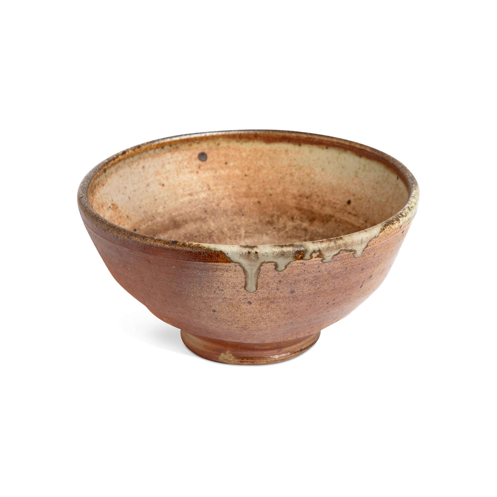 Japanese Oribe Ware Earthenware High Bowl Eleish Van Breems Home