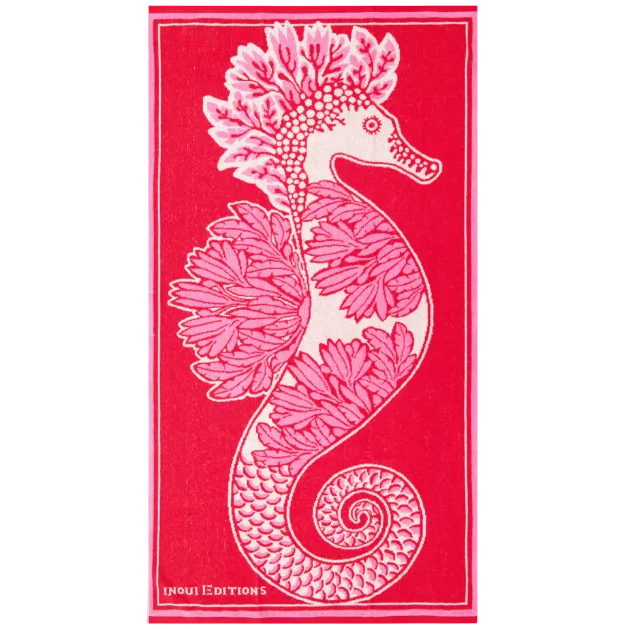 inoui Editions Sea Horse Beach Towel Eleish Van Breems Home