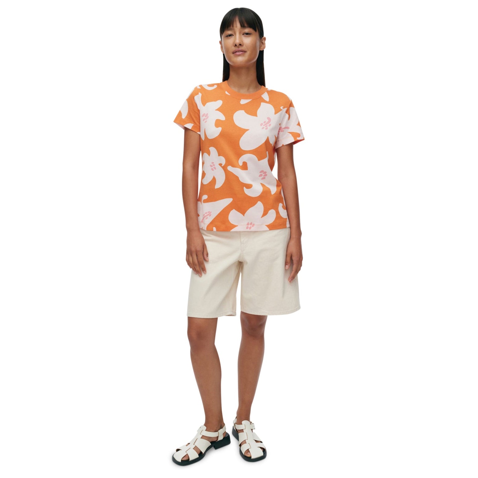 Heleys Villinarsissi T-shirt in Pink & Orange Eleish Van Breems Home