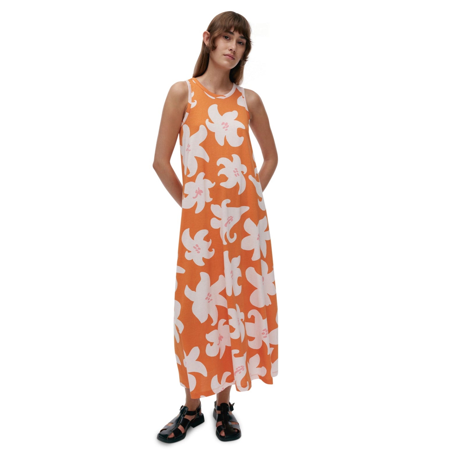 Liplatus Villinarsissi Dress in Pink & Orange Eleish Van Breems Home