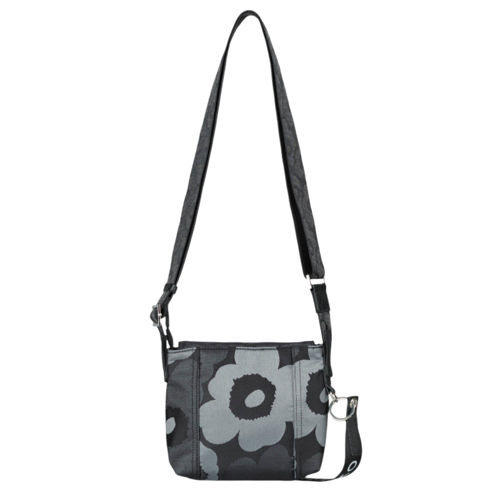 Marimekko Mini Messenger Unikko Shoulderbag, Grey/Black Eleish Van Breems Home