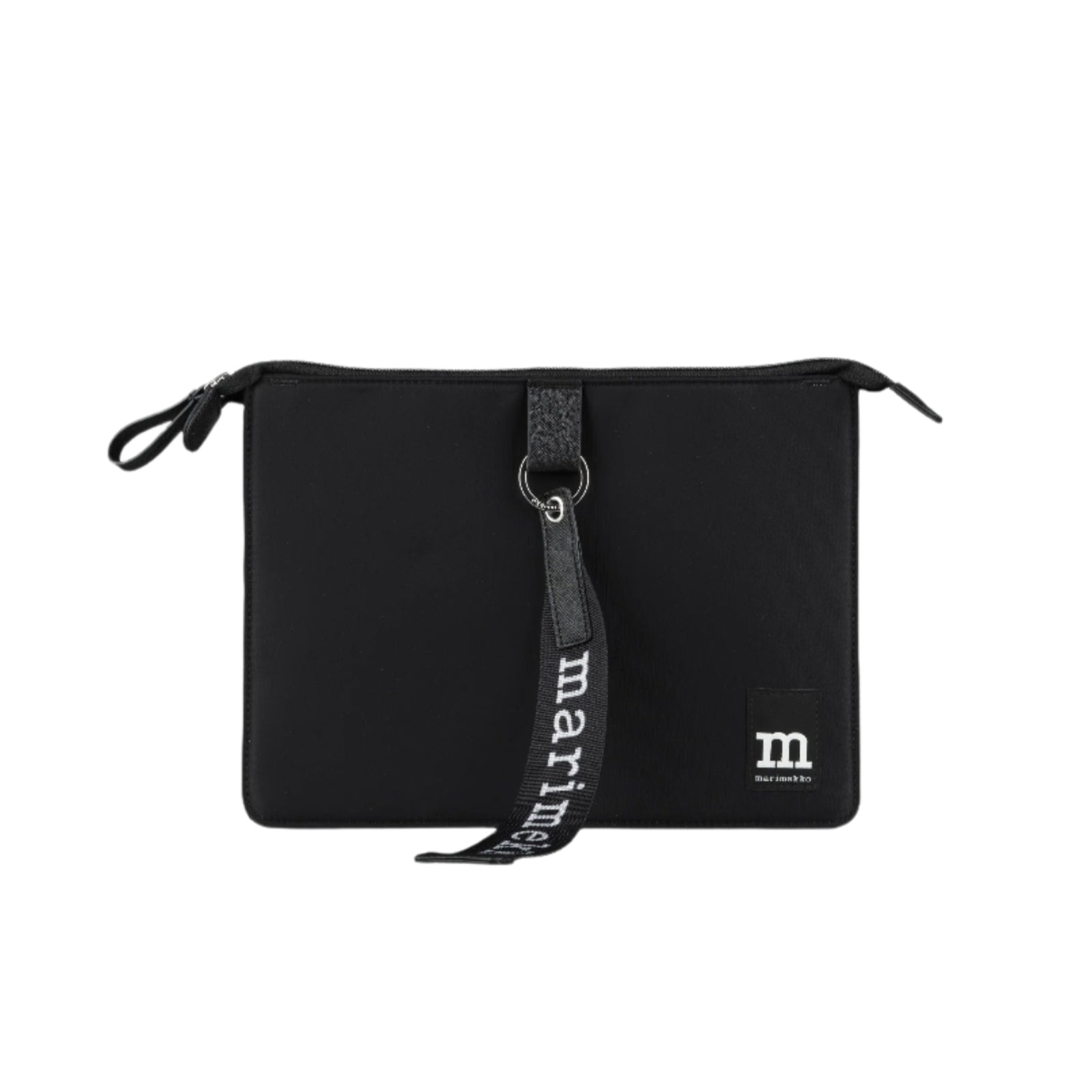 Marimekko Sleeve 11" Unikko Tablet Sleeve, Black/Granite Eleish Van Breems Home