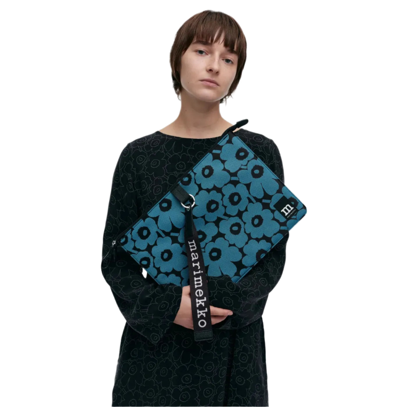 Marimekko Sleeve 13" Unikko Laptop Sleeve in Blue/Black Eleish Van Breems Home