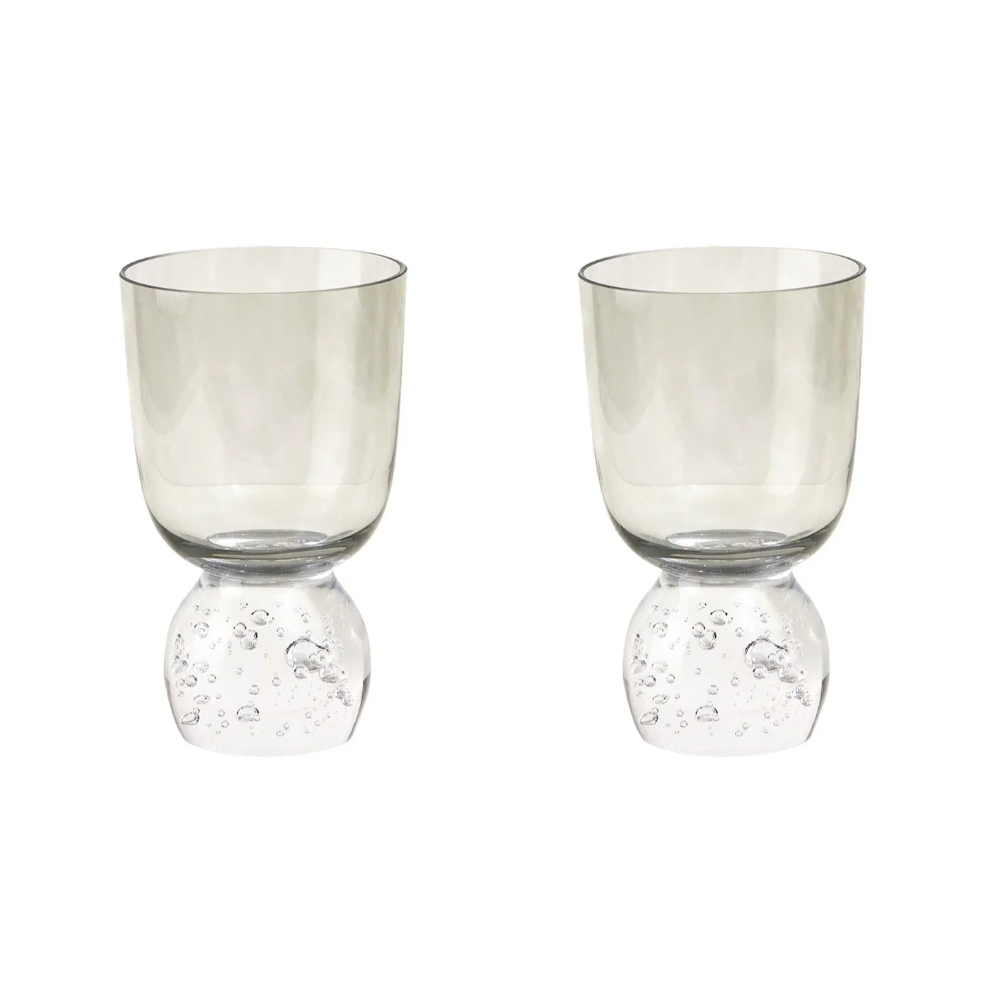 Hand Blown Bubble Glass Tumbler Set Of 2 Eleish Van Breems Home