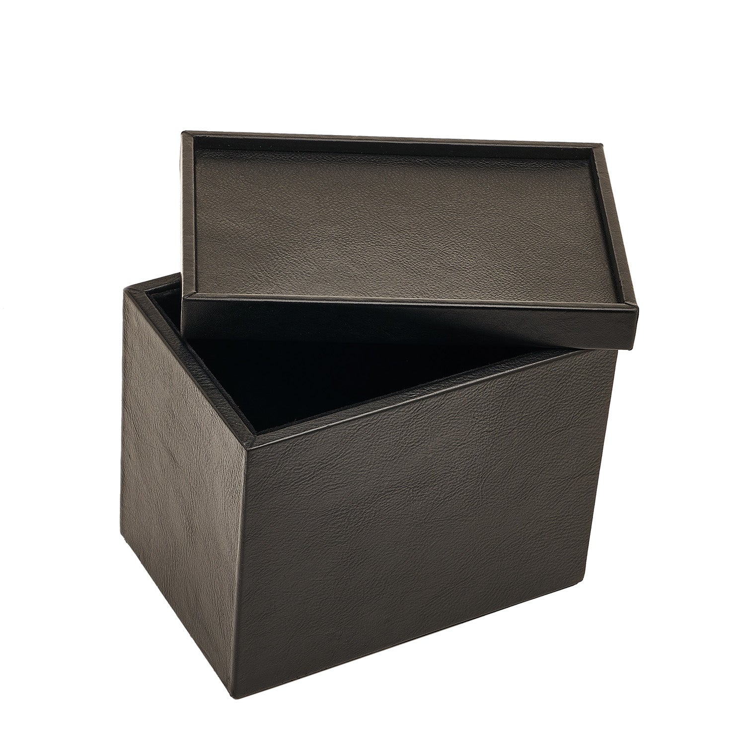 Leather Keepsake Boxes Set Of 6, Nero Eleish Van Breems Home