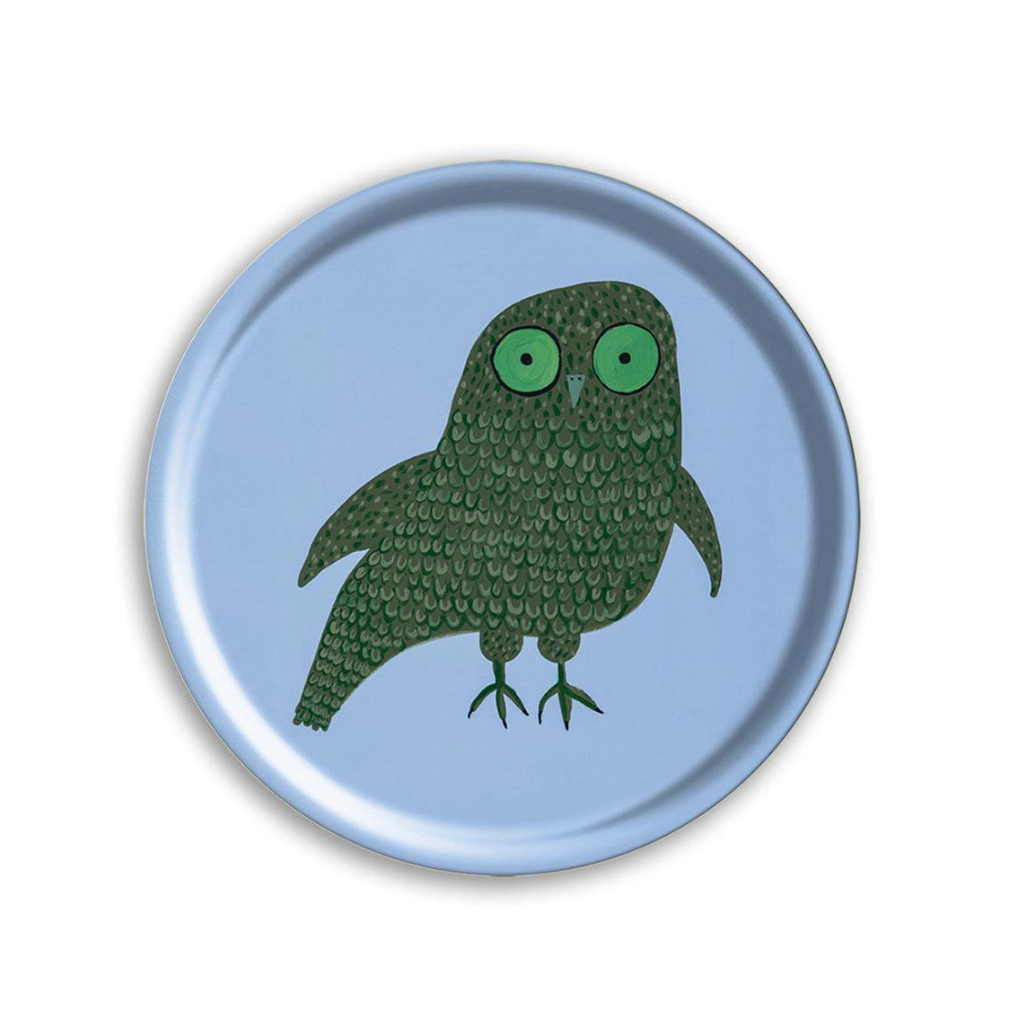 Mr Owl Round Tray Eleish Van Breems Home