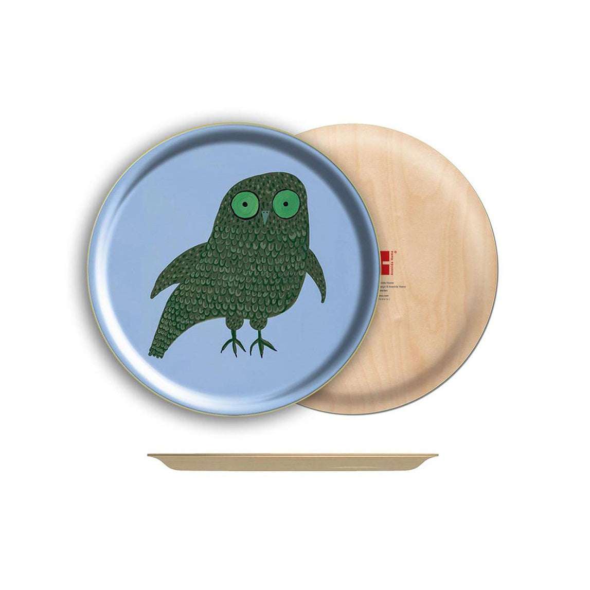 Mr Owl Round Tray Eleish Van Breems Home