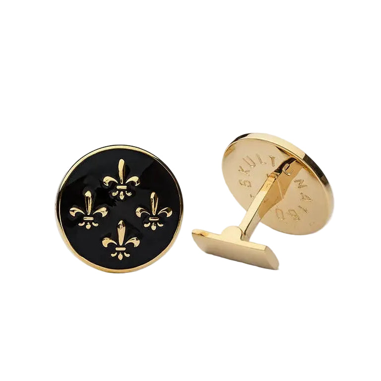 Fleur de Lys Cufflinks Eleish Van Breems Home