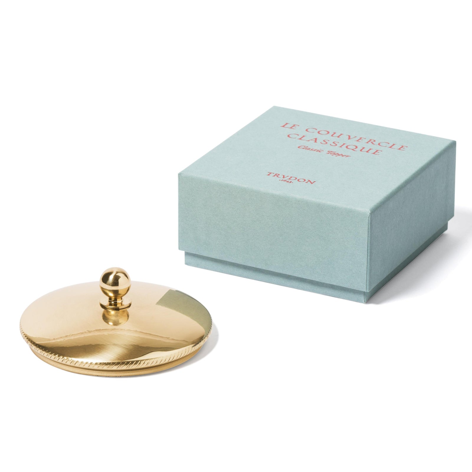 Trudon Gold Brass Ball Candle Topper, Classique Eleish Van Breems Home