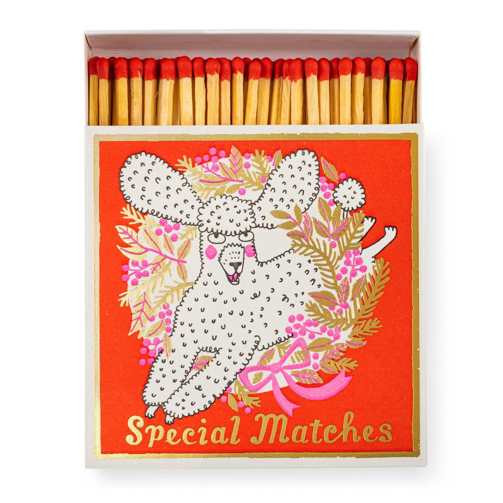 Poodle | Square - Christmas Safety Matches🎄 Eleish Van Breems Home