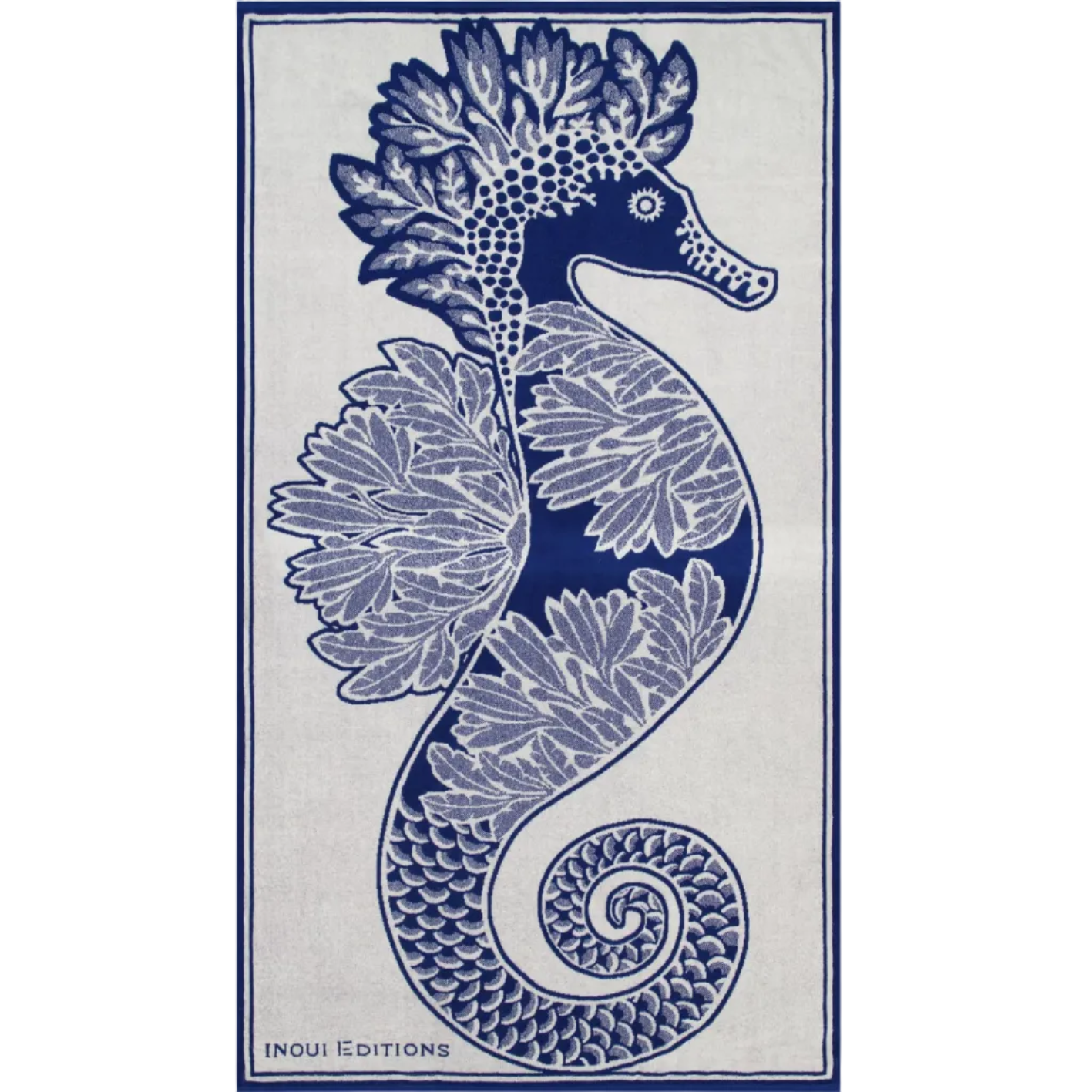 Inoui Editions Sea Horse Beach Towel