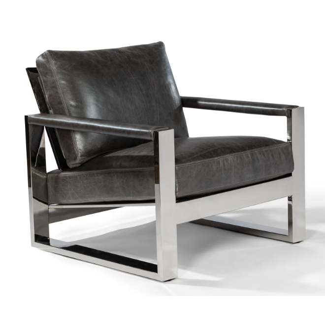 1372-103 Chunky Milo Lounge Chair, C-2153-20 Eleish Van Breems Home