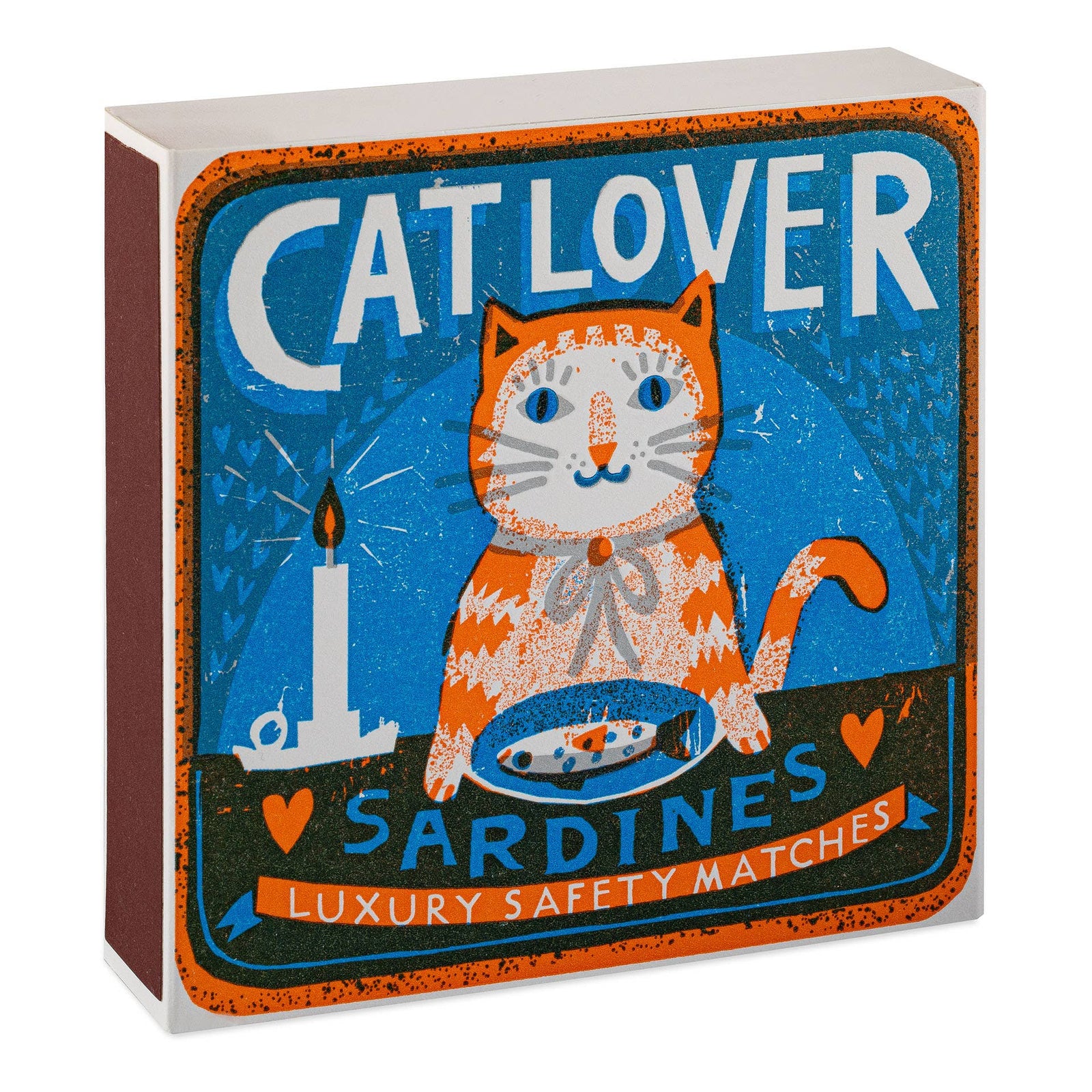 Cat Lover Sardines | Square - Safety Matches Eleish Van Breems Home