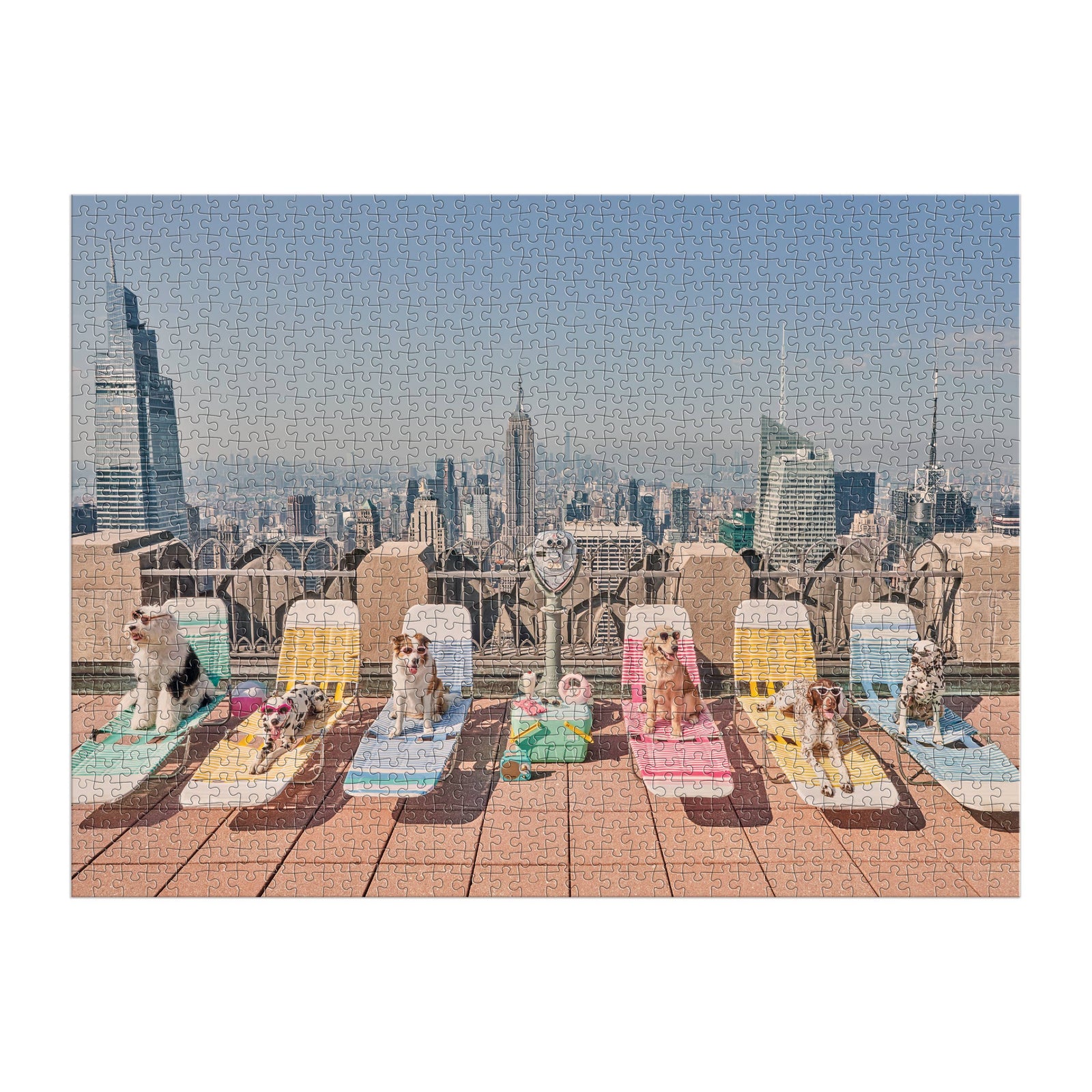 Gray Malin The Dogs of New York City 1000 Piece Puzzle Eleish Van Breems Home