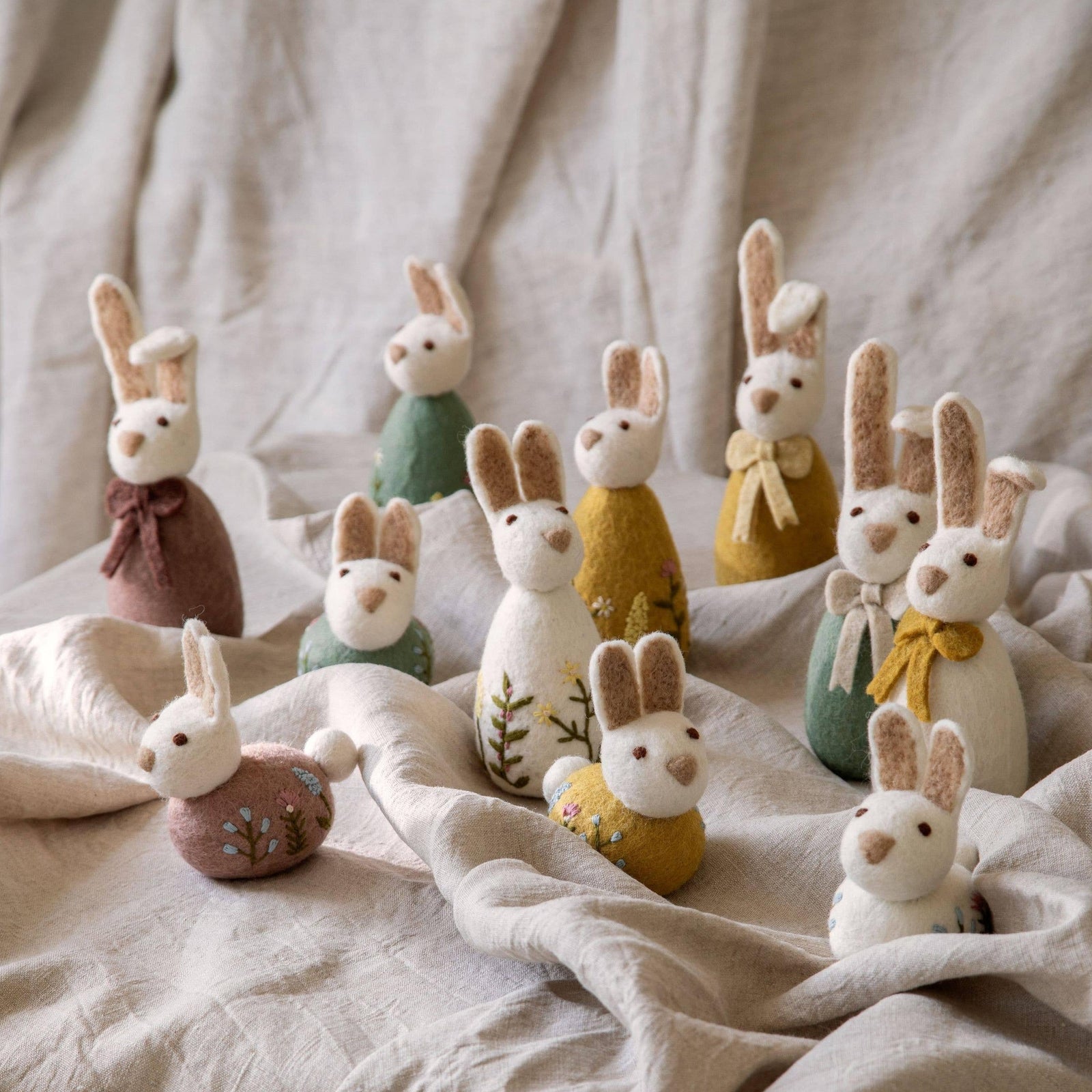 Big Bunny with Bow - White Eleish Van Breems Home