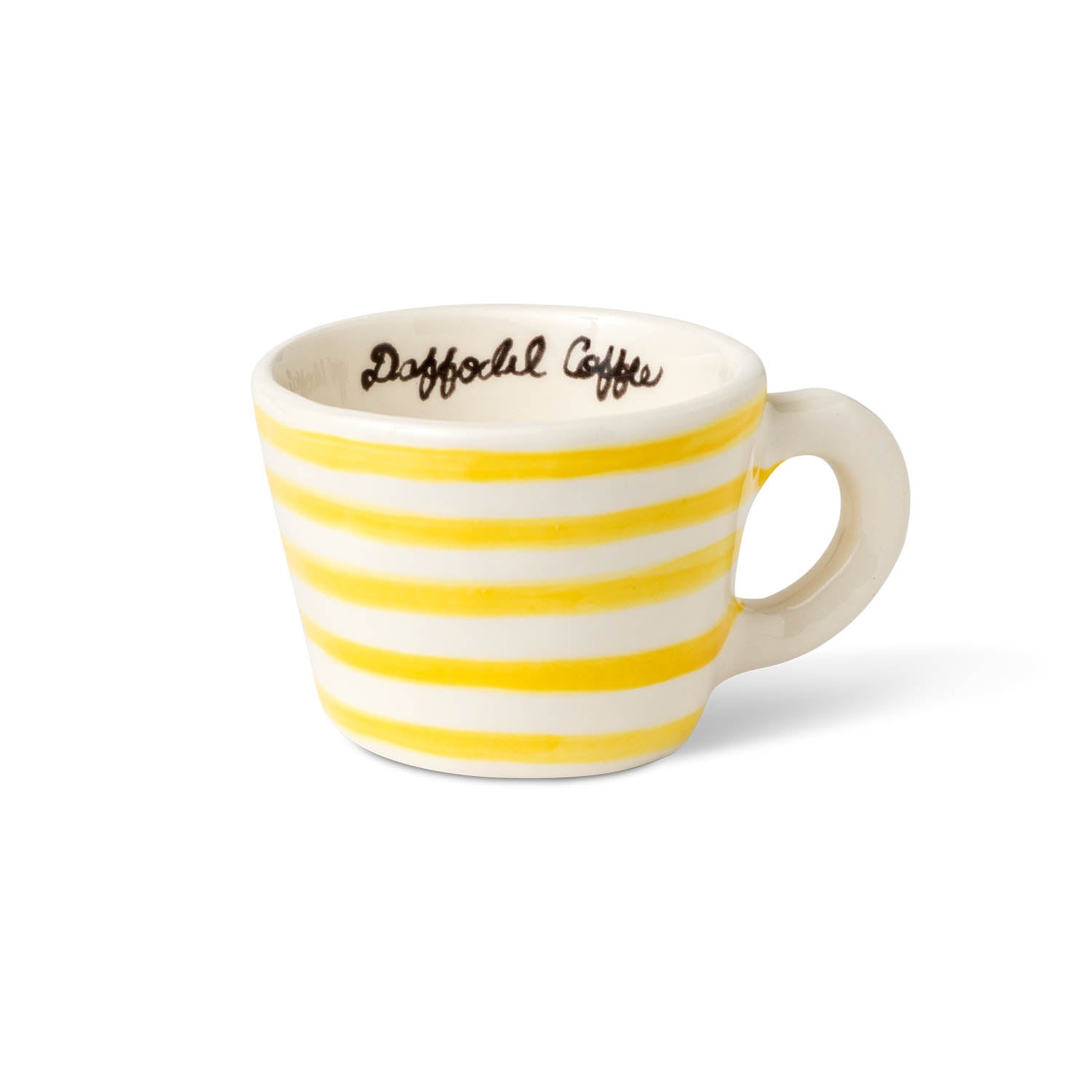 Daffodils Yellow Striped Latte Cup
