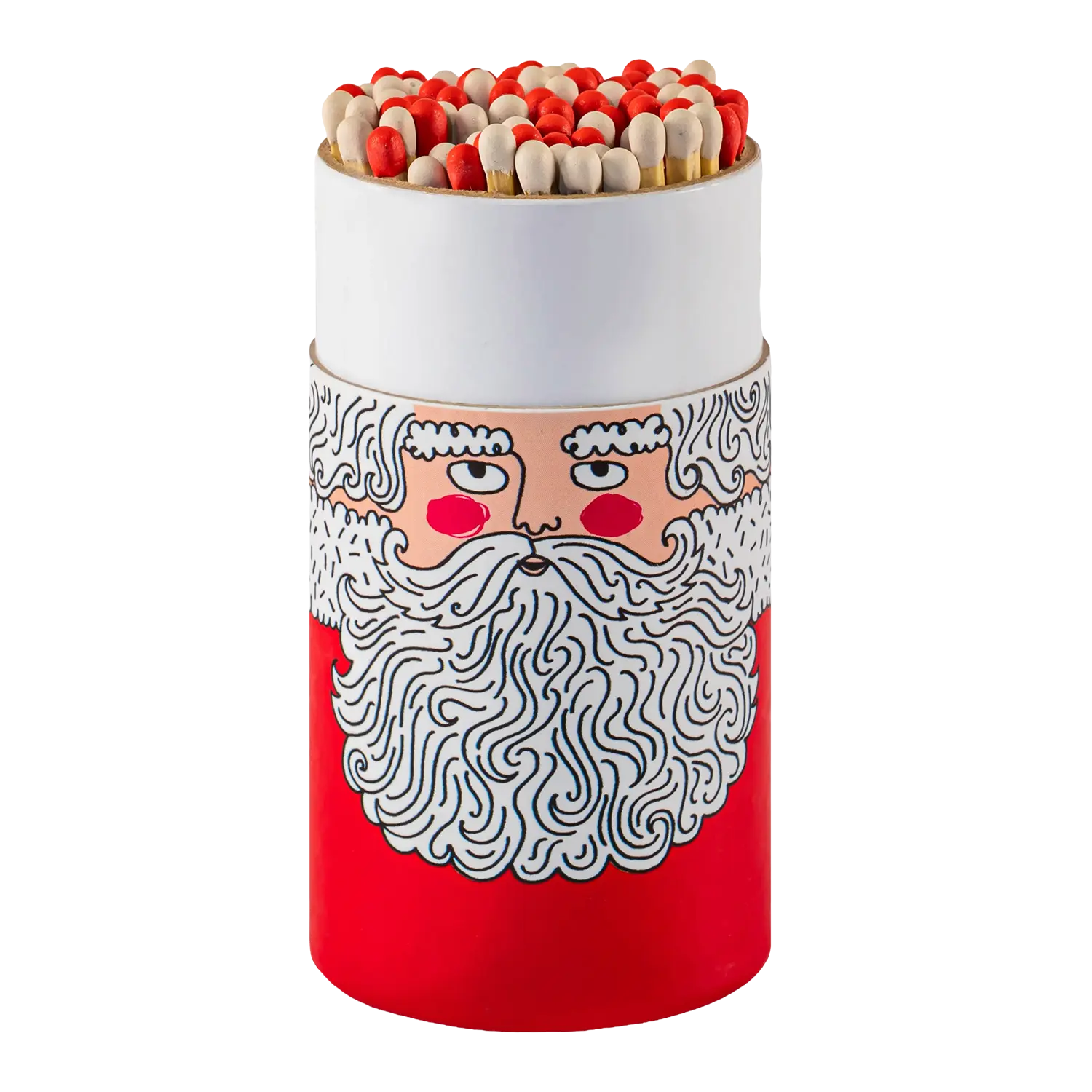Father Christmas Large Cylinder Matches Eleish Van Breems Home