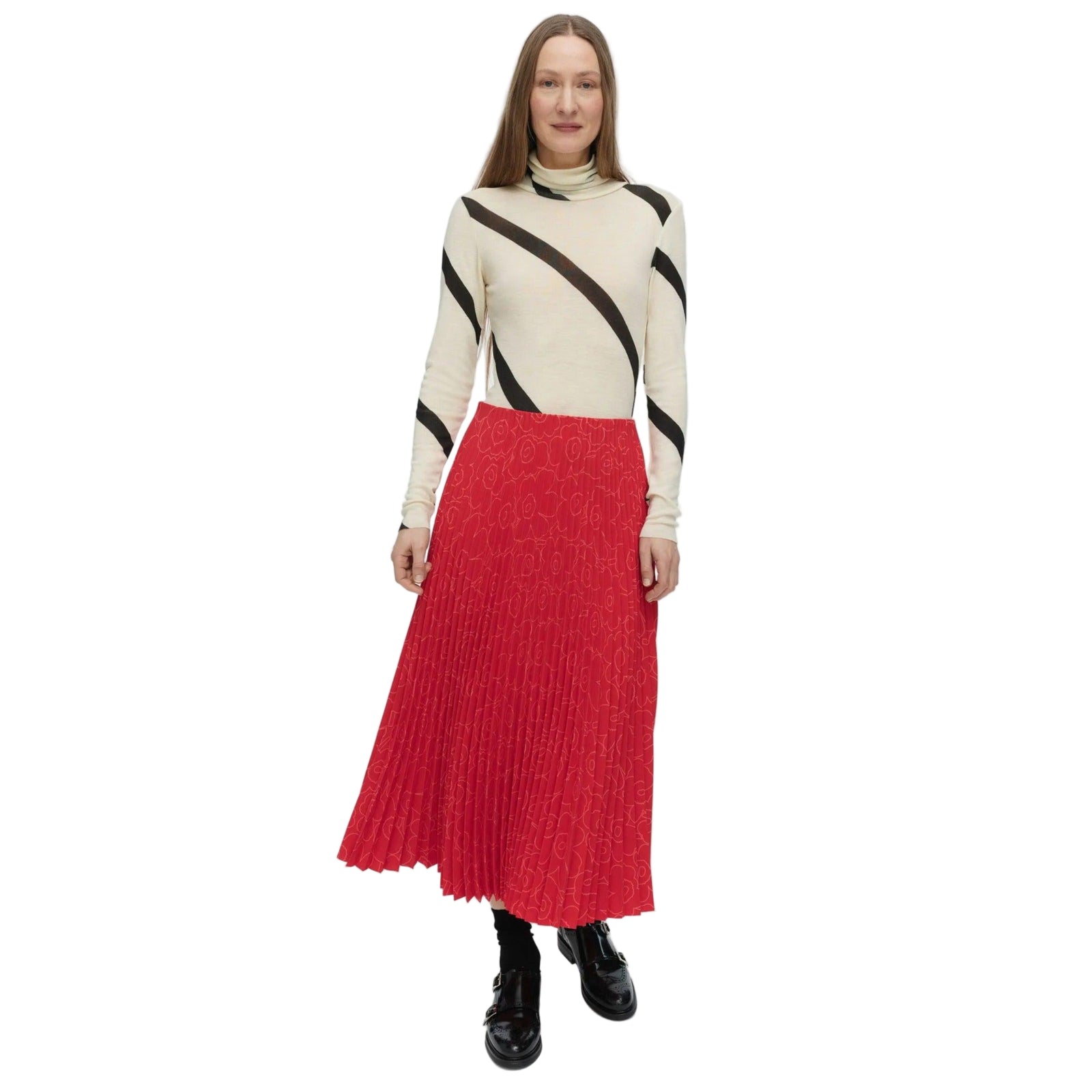 Marimekko Myy Piirto Unikko Skirt Red Eleish Van Breems Home