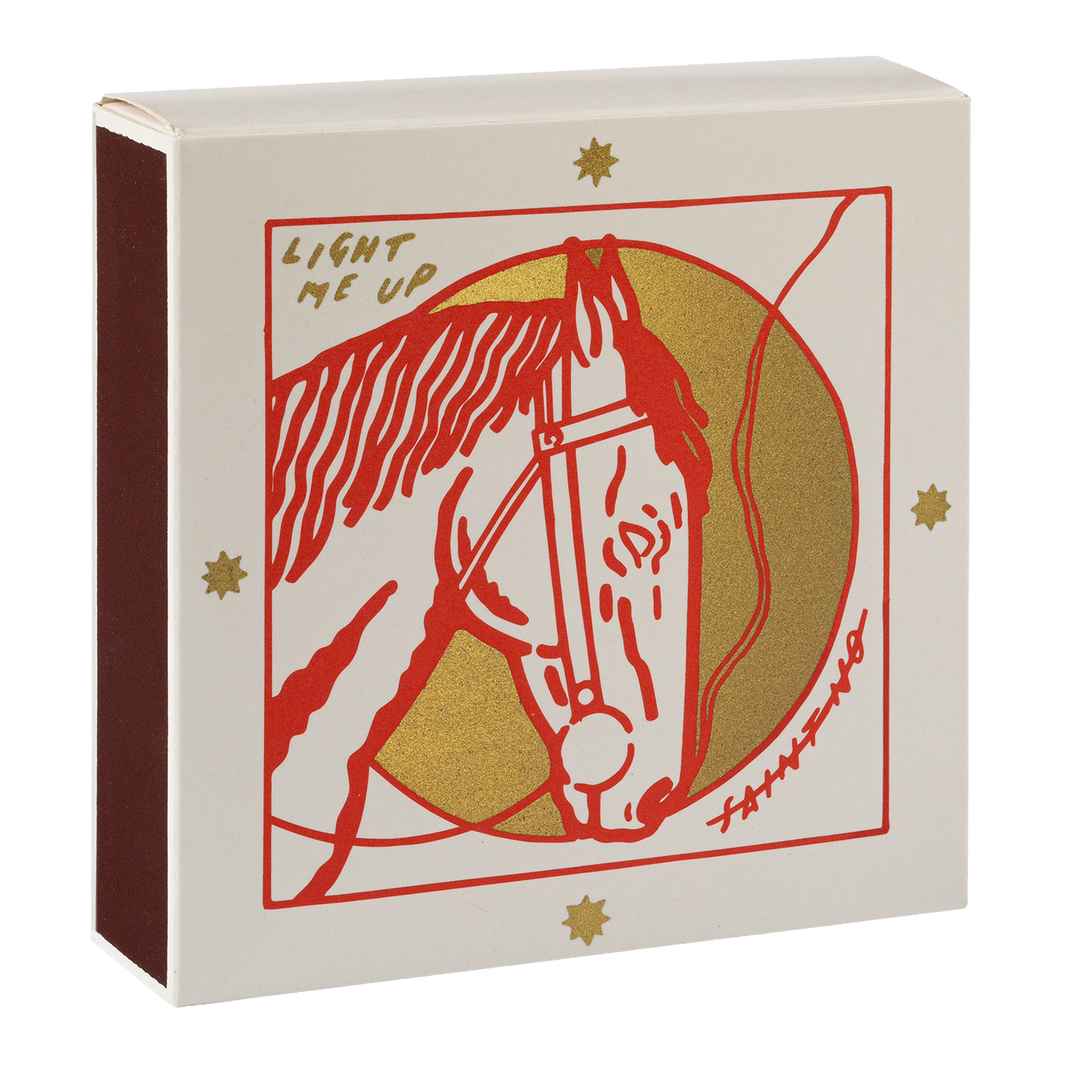 Horse's Head Square Safety Matches Eleish Van Breems Home