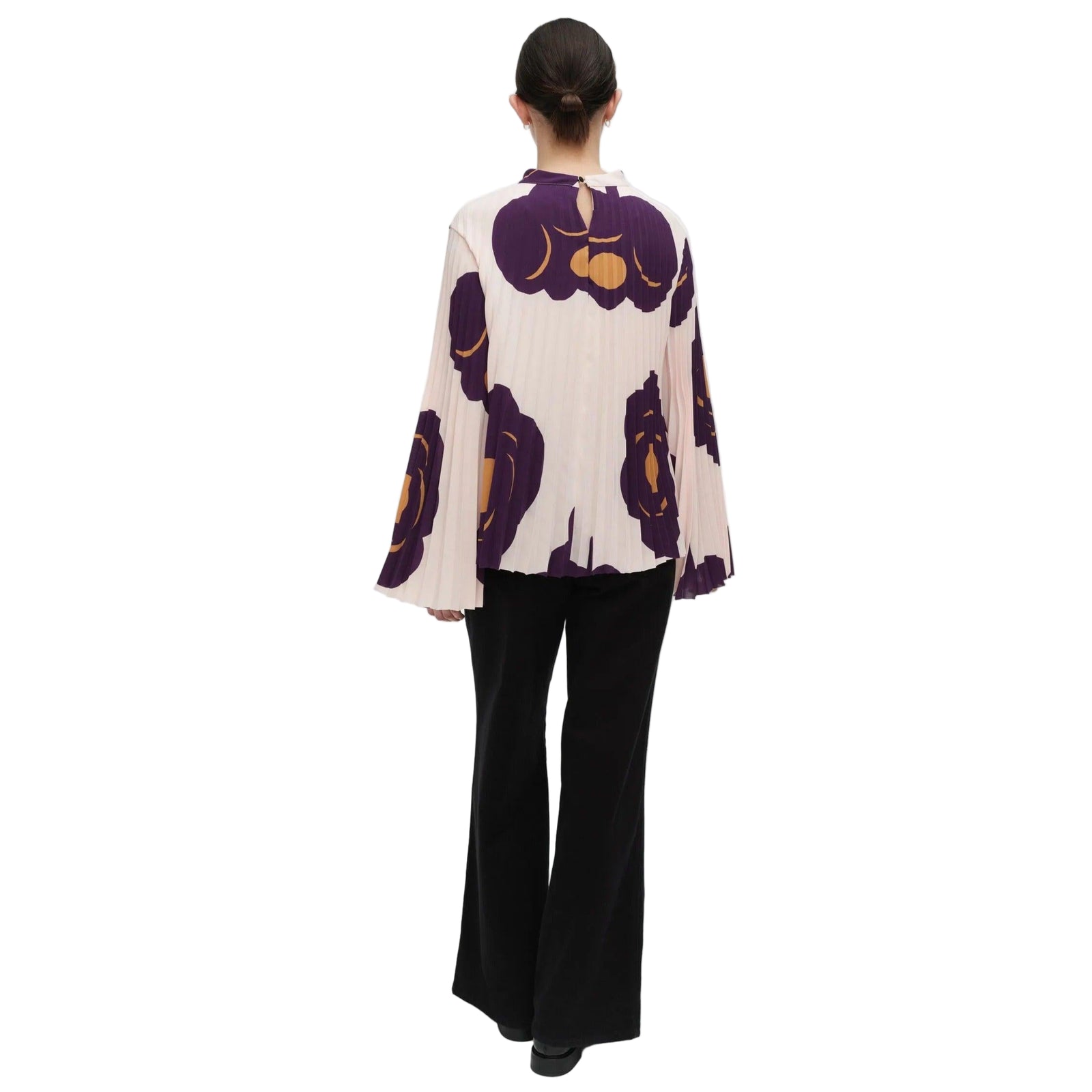 Marimekko Duuri Tumma Blouse, Light Pink and Brown Eleish Van Breems Home
