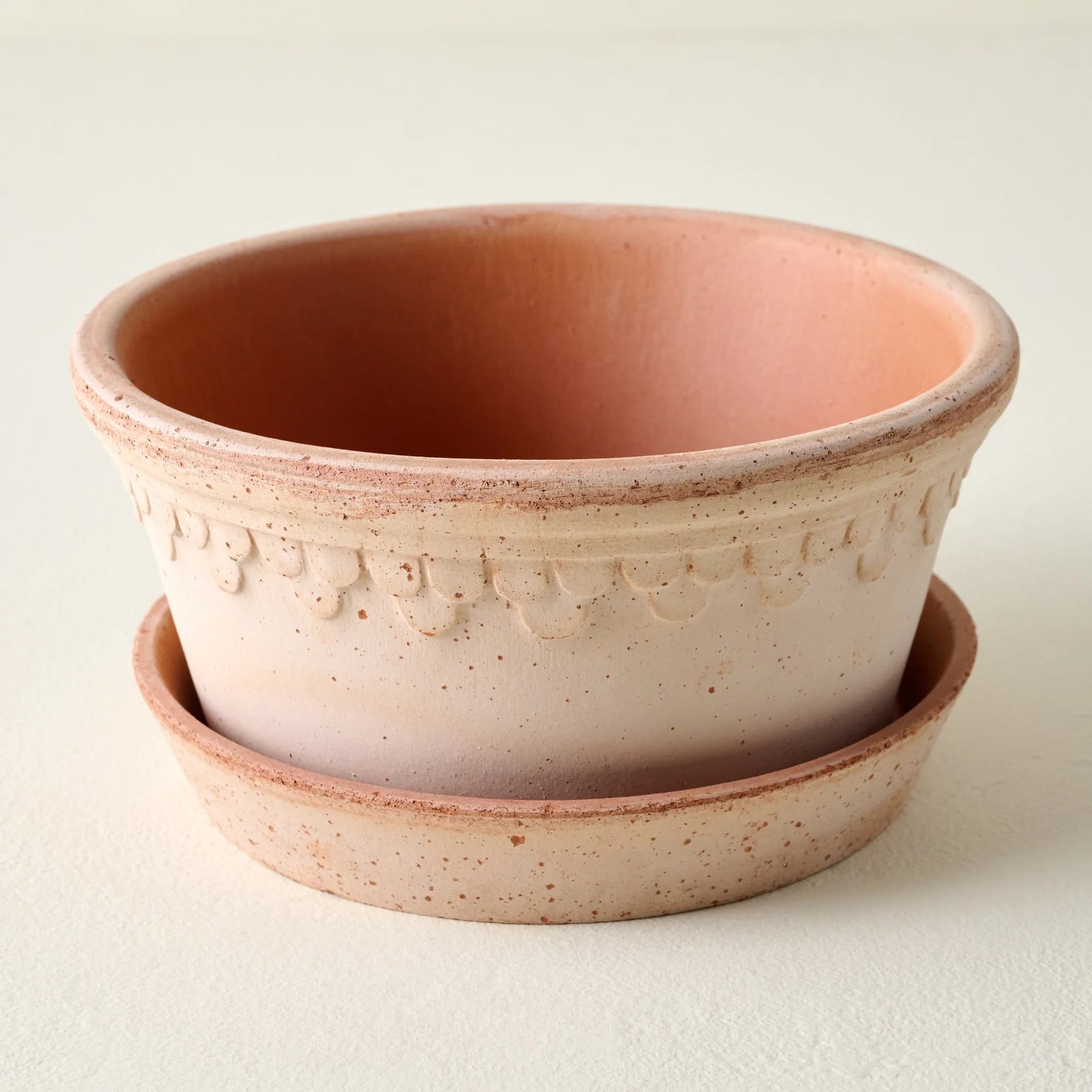 Københavner Raw Rosa Terracotta Low Pot Eleish Van Breems Home