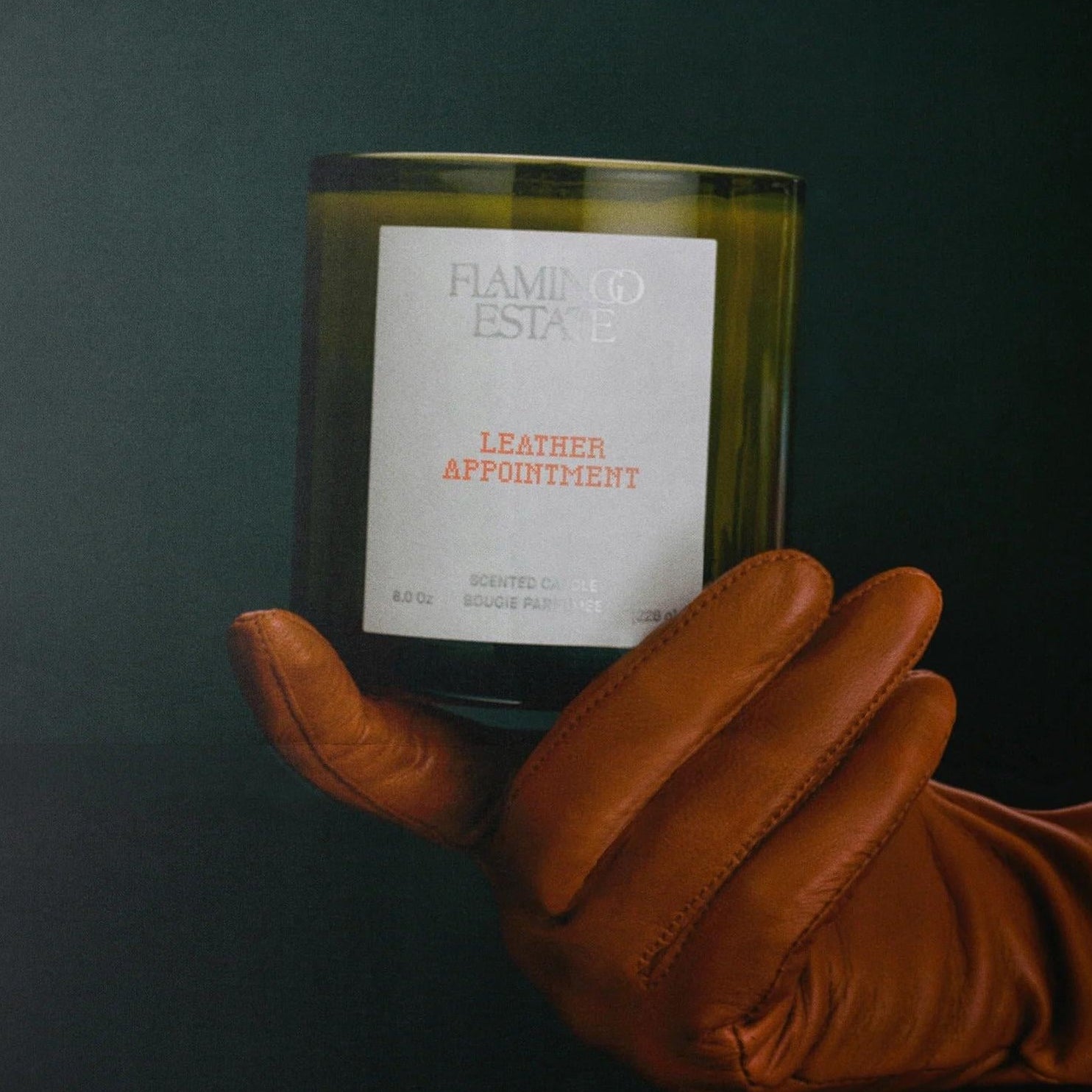 Leather Appointment Candle 8oz Eleish Van Breems Home