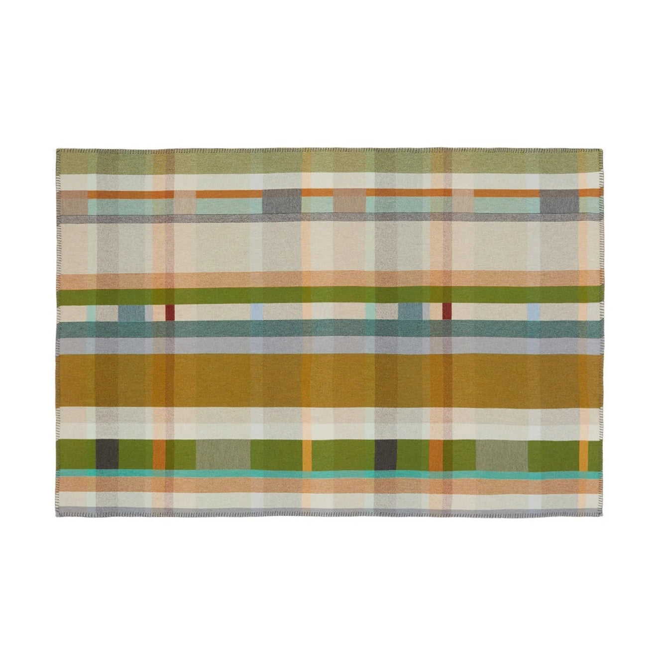 Wallace and Sewell Large Lambswool Block Throws Eleish Van Breems Home