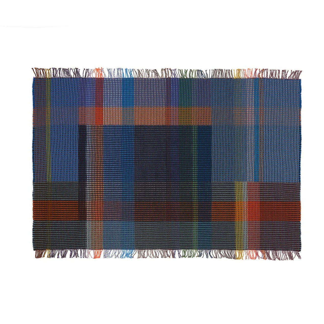 Wallace and Sewell Large Lambswool Honeycomb Throw Eleish Van Breems Home