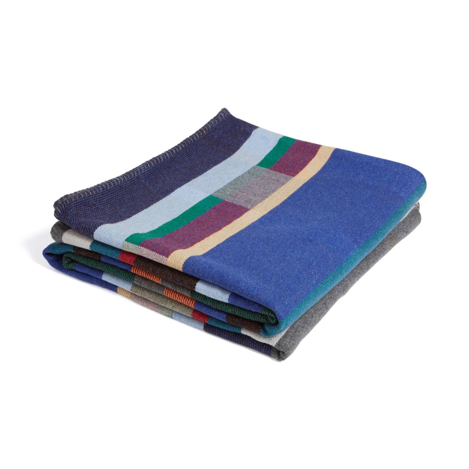 Wallace and Sewell Large Lambswool Block Throws Eleish Van Breems Home
