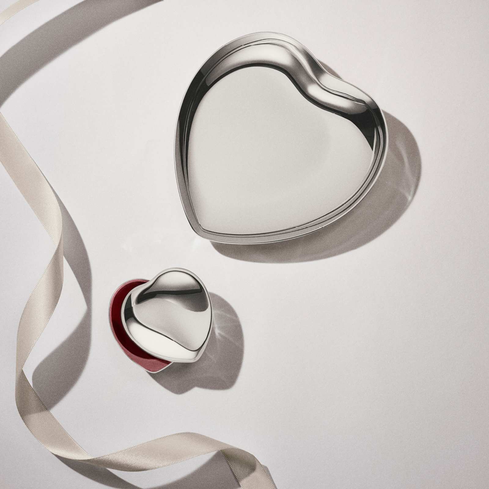 Georg Jensen Stainless Steel Heart Tray Eleish Van Breems Home