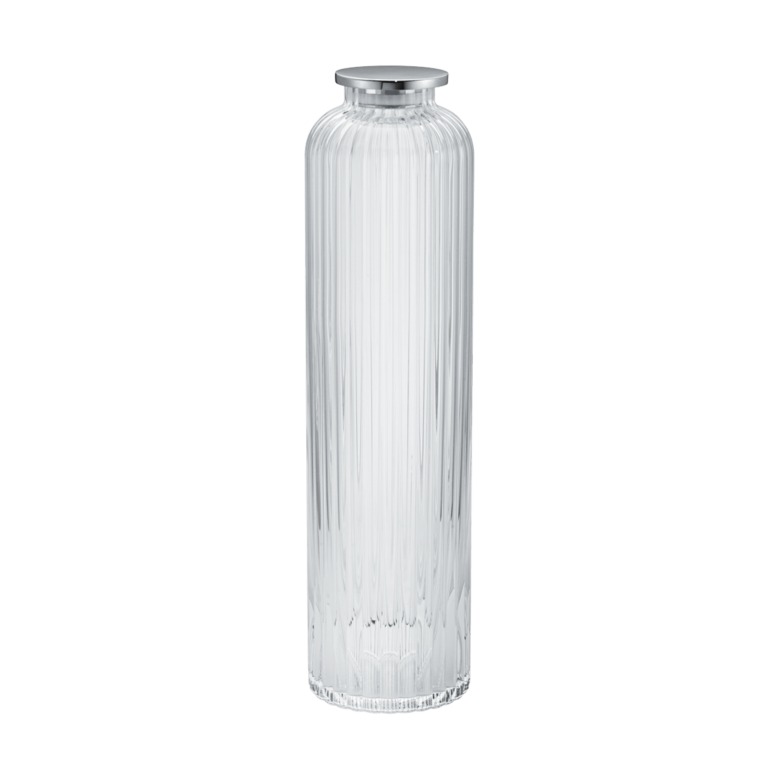 Georg Jensen Bernadotte Glass & Stainless Steel Carafe with Lid Eleish Van Breems Home