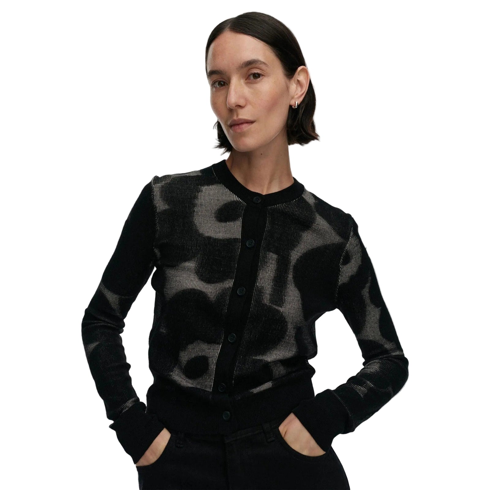 Marimekko Innoittaa Unikko Knit Cardigan Eleish Van Breems Home