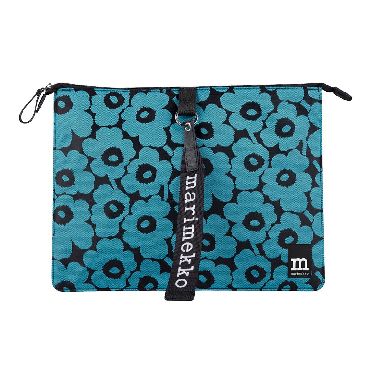 Marimekko Sleeve 15" Unikko Laptop Sleeve, Blue/Black Eleish Van Breems Home