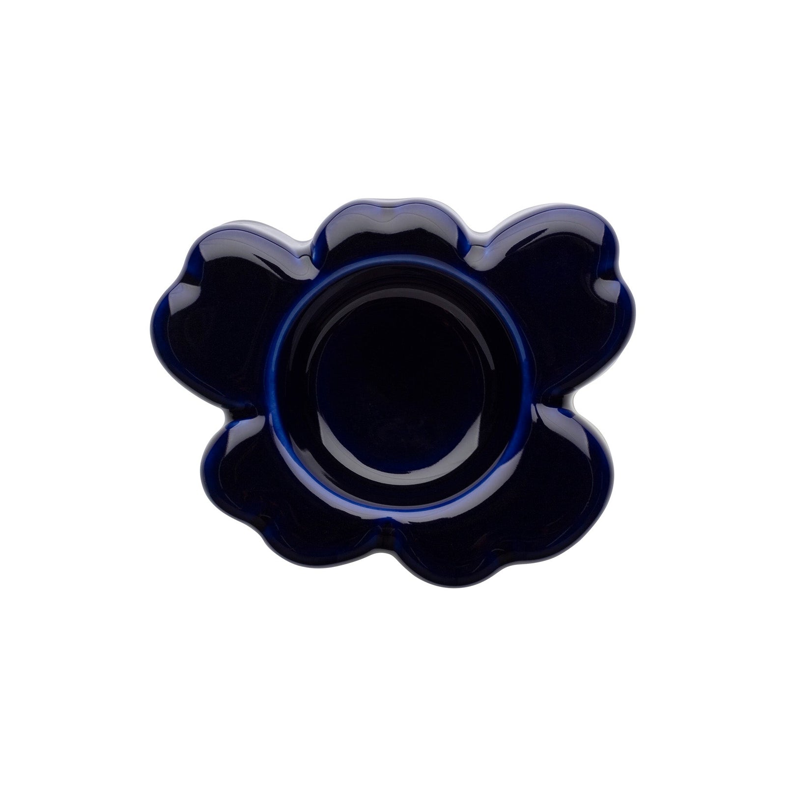 Marimekko Unikko Tealight Holder, Navy Eleish Van Breems Home