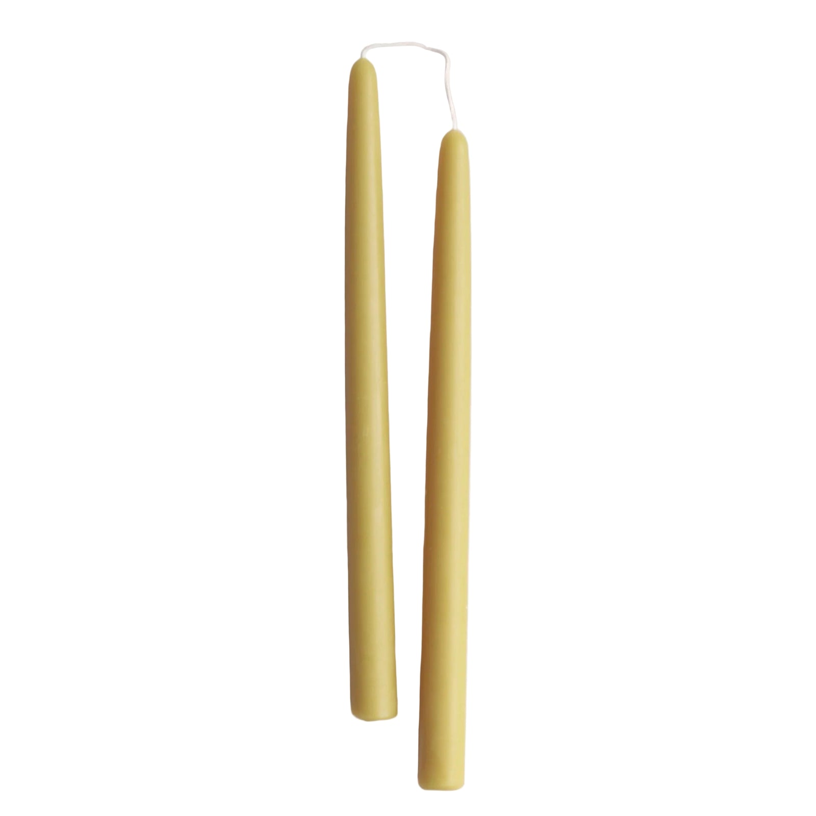 Beeswax Taper Candles, 12" Pair Eleish Van Breems Home