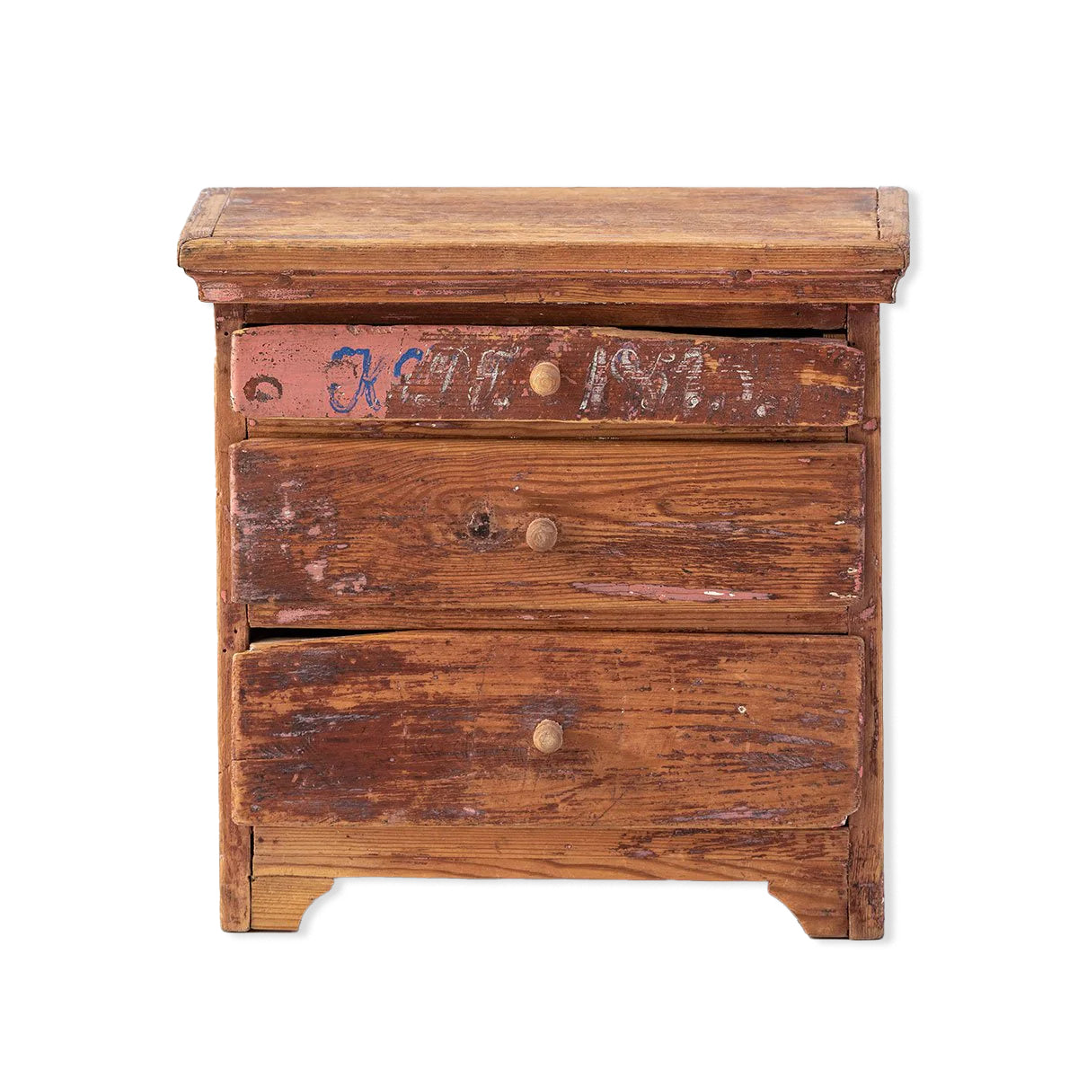 Swedish 19th C Cabinetmaker Sample Chest Eleish Van Breems Home