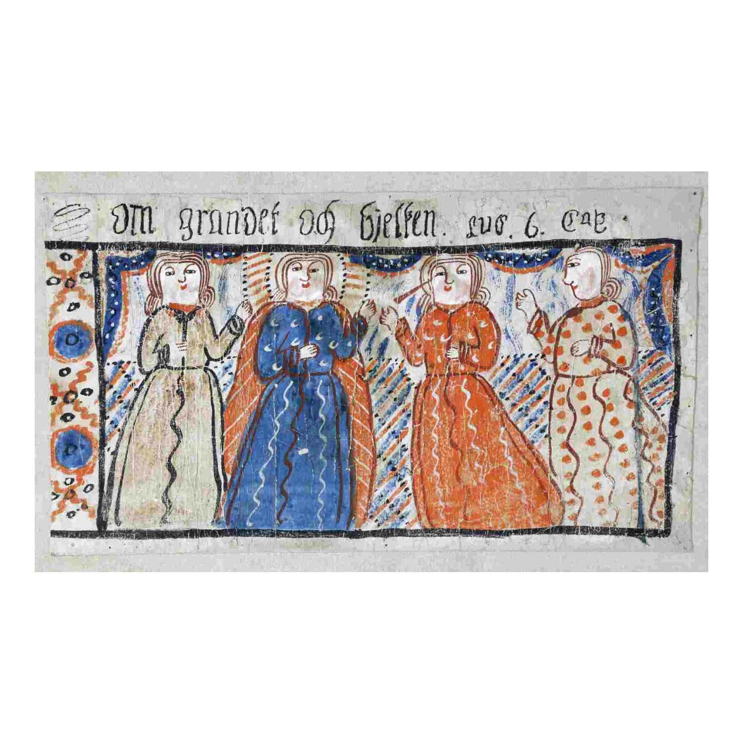 Swedish Folk Art Bonad, circa 1820 Eleish Van Breems Home