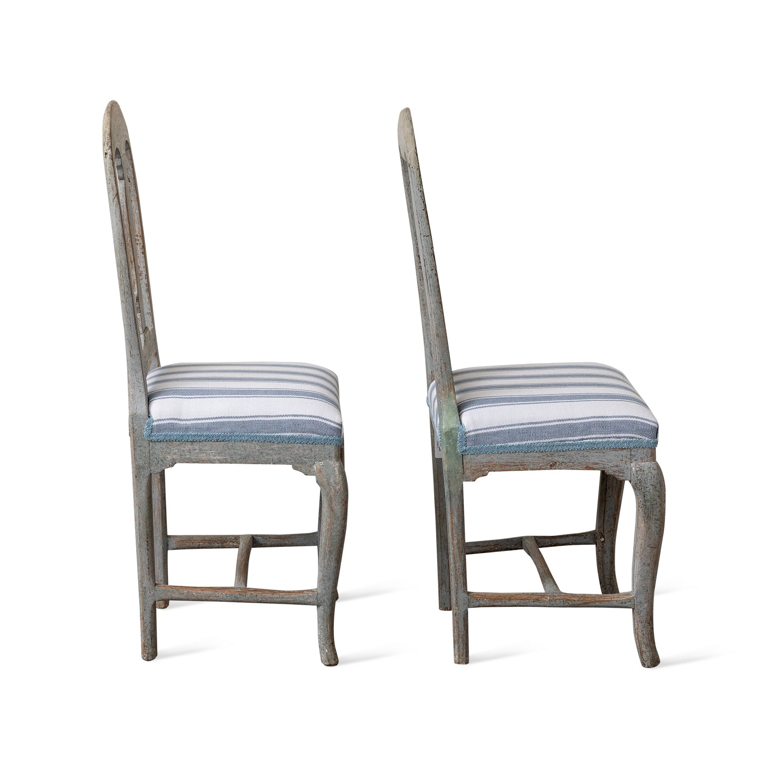 Pair of Swedish Gustavian Side Chairs, Early 19th Century Eleish Van Breems Home