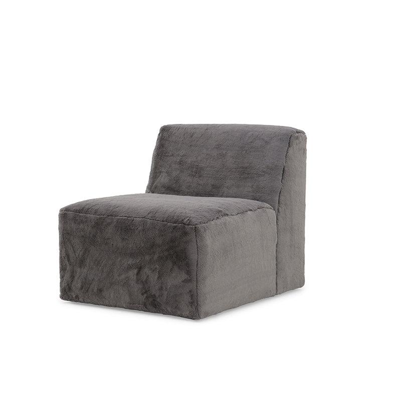 Happy Armless Club Chair in Orsone Natural Eleish Van Breems Home
