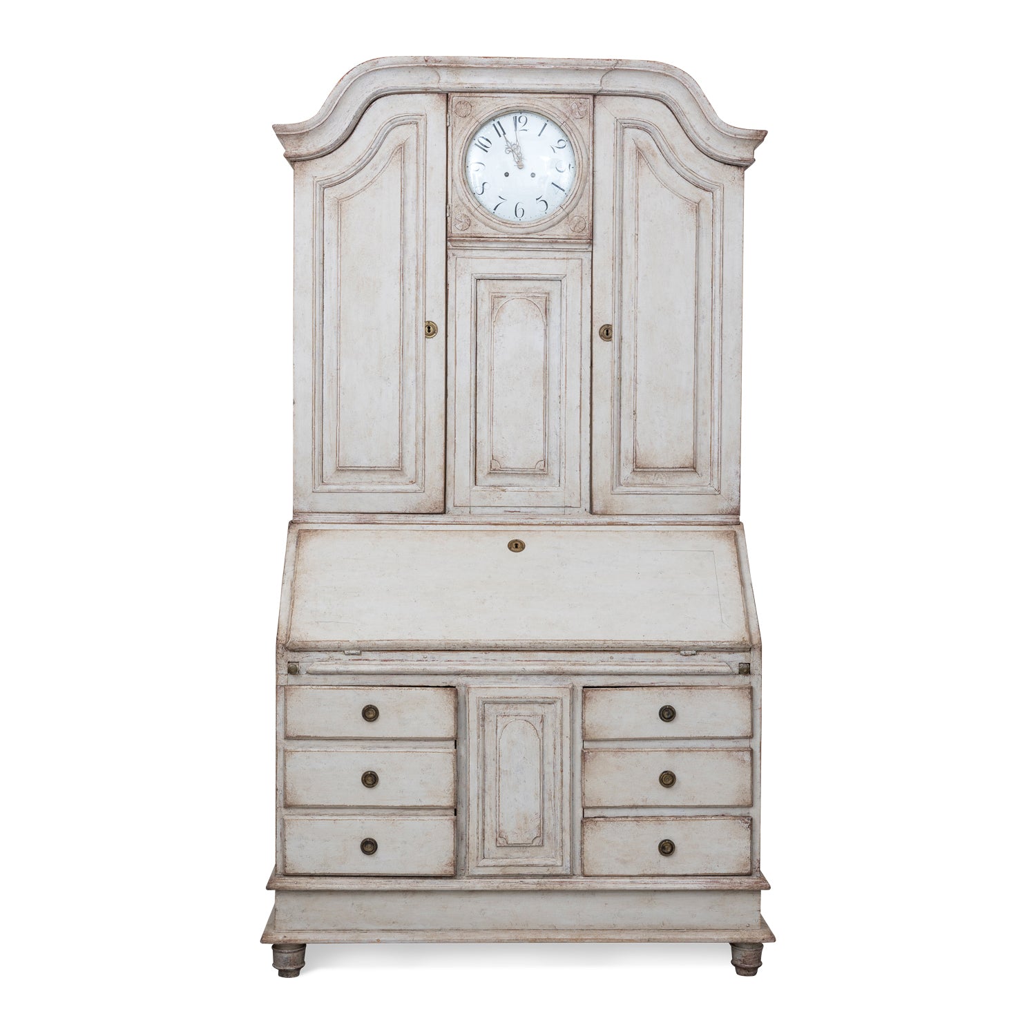 Swedish Gustavian Clock Secretary Eleish Van Breems Home
