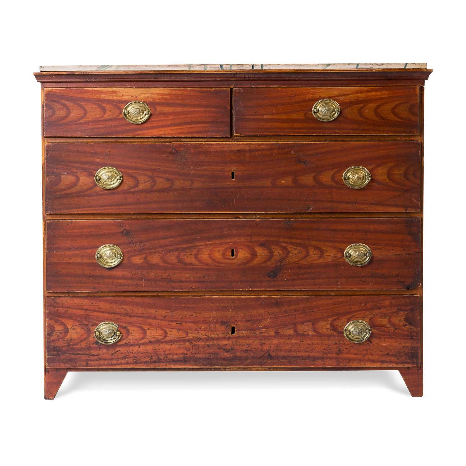 Swedish Painted Pine Chest of Drawers, 19th century Eleish Van Breems Home