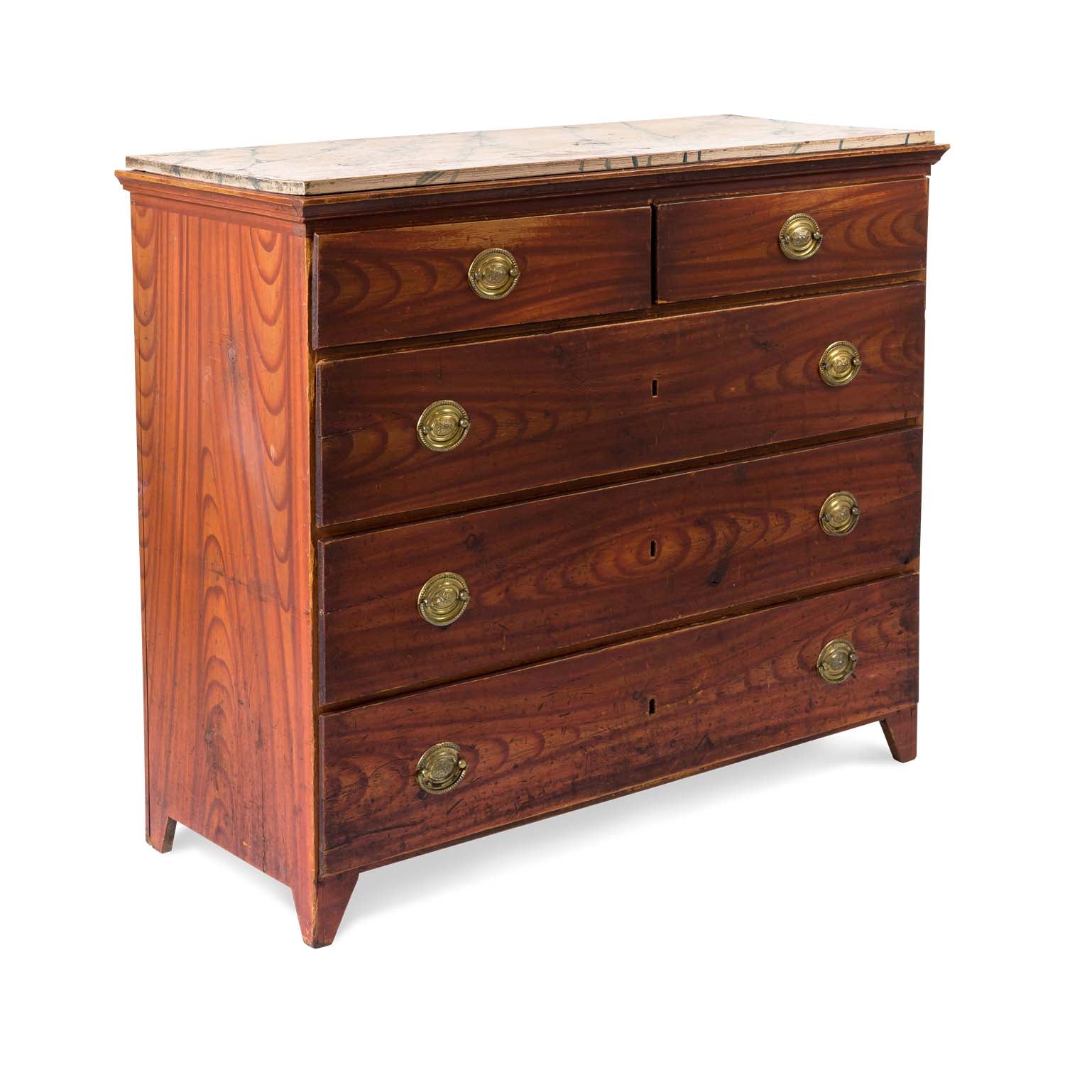 Swedish Painted Pine Chest of Drawers, 19th century Eleish Van Breems Home