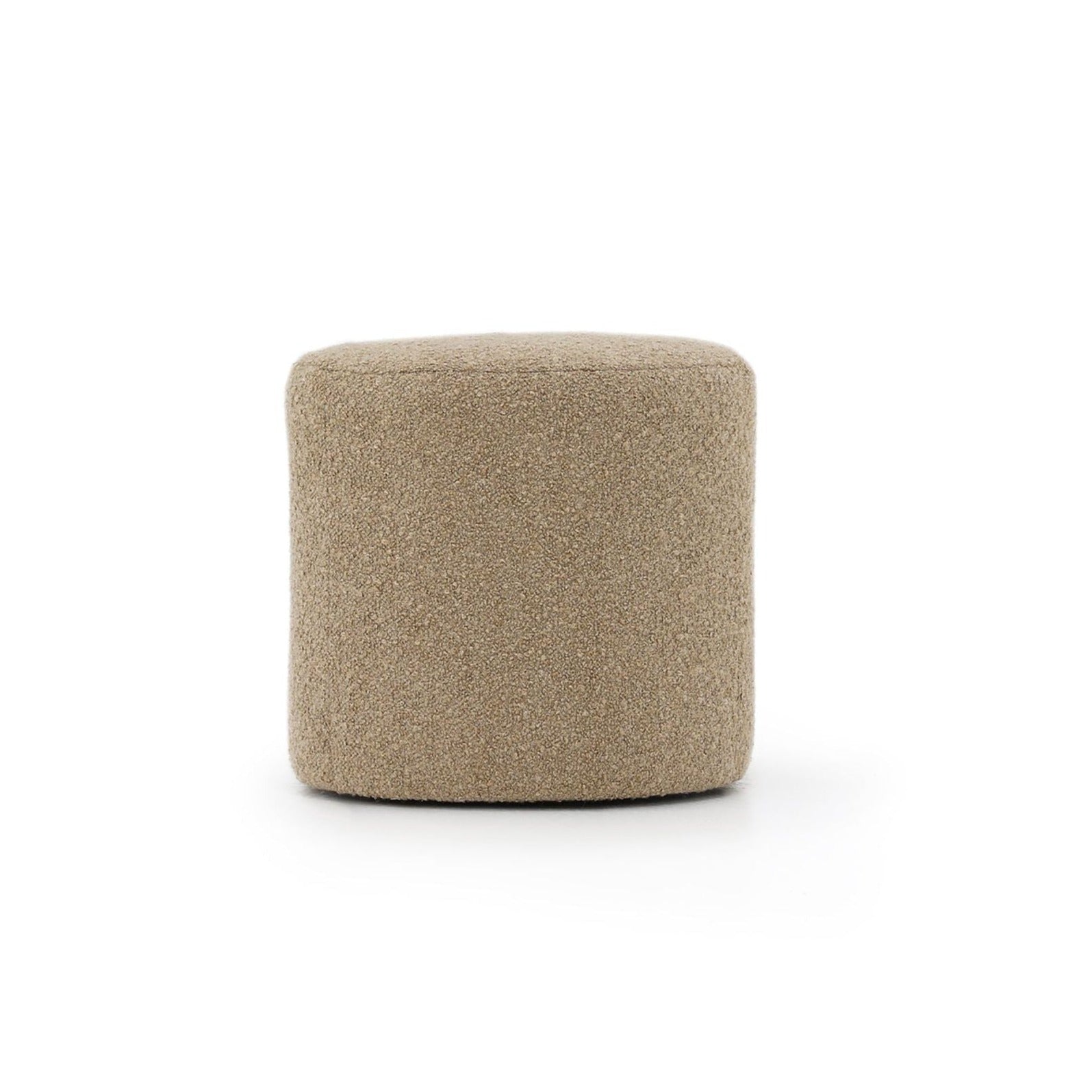 Maxim Swivel Ottoman 20" Diameter in Kondoo Cream Eleish Van Breems Home