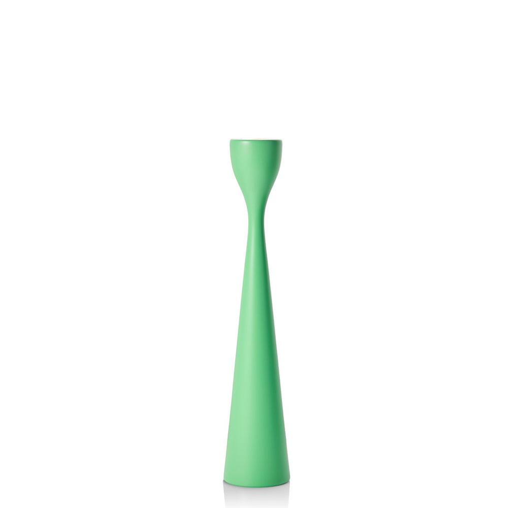 Rolf Painted Candlestick 11" Mint Green Eleish Van Breems Home