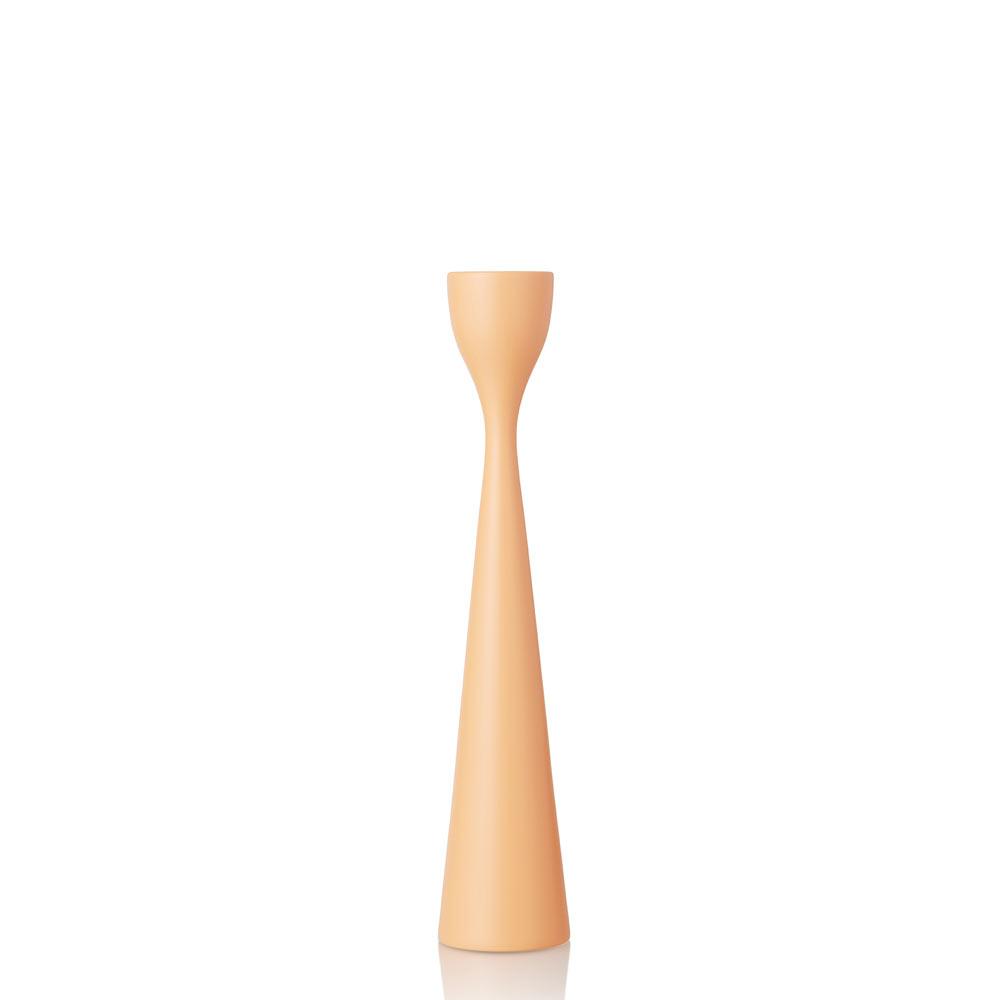 Rolf Painted Candlestick 11" Peach Pink Eleish Van Breems Home