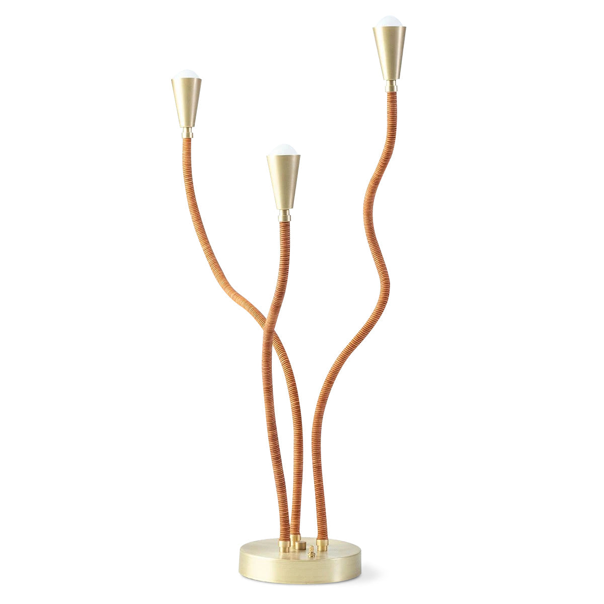 Trident Table Lamp Brushed Brass For Eleish Van Breems Eleish Van Breems Home
