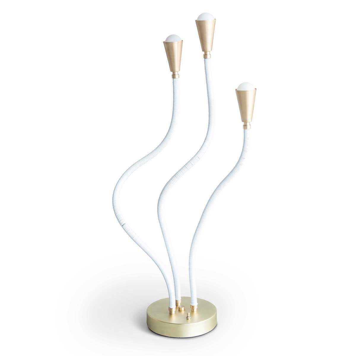 Trident Table Lamp for Eleish Van Breems White Eleish Van Breems Home