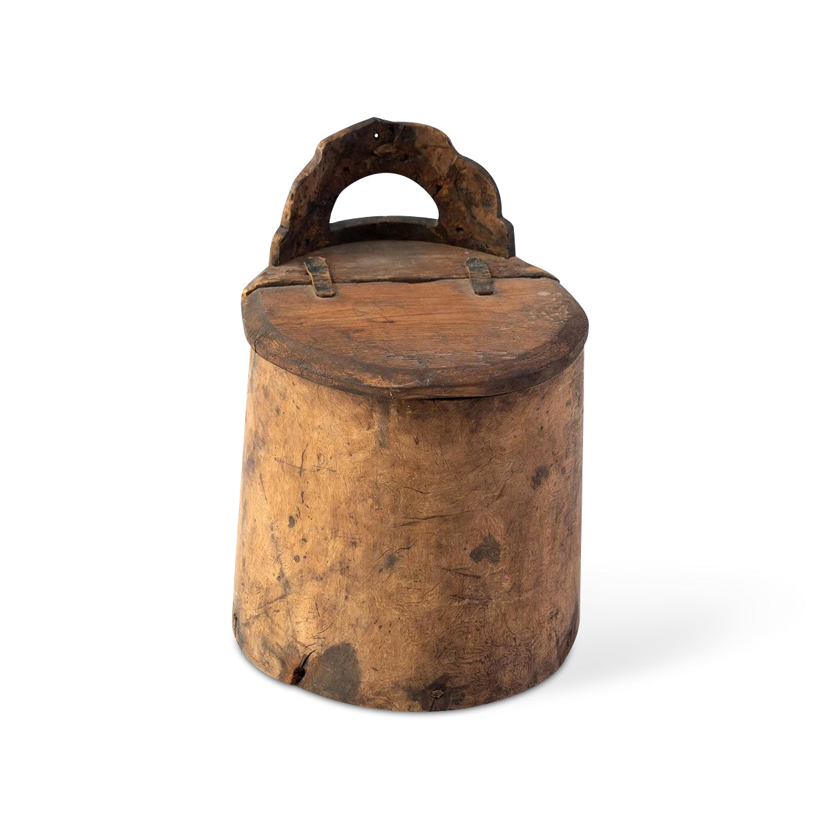 Swedish Allmoge Wooden Box with Lid Eleish Van Breems Home