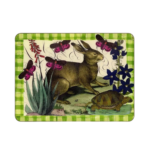 Tortoise and Hare Table Mats, Set of 4
